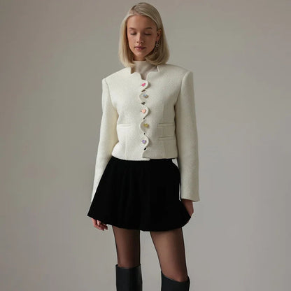 Gilet femme élégant Col haut Exclusif