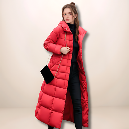 Manteau d'hiver élégant blanc