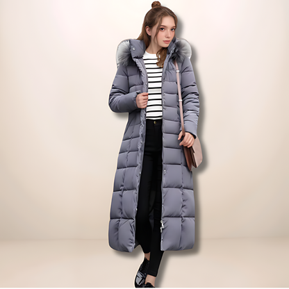 Manteau d'hiver élégant blanc