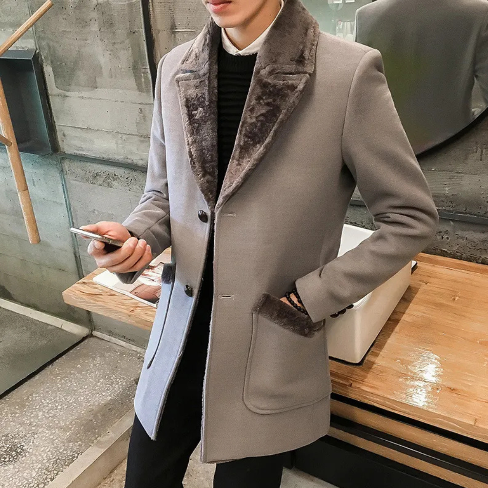 Parka moderne pour homme Veste d'extérieur stylée