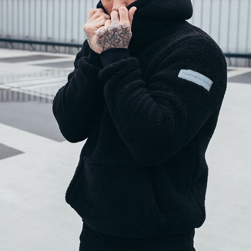 Pull en peluche stylé pour homme