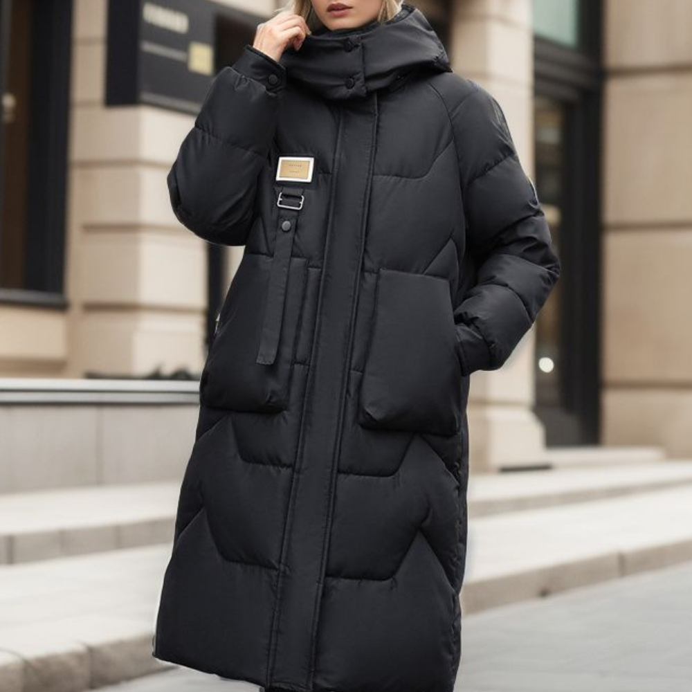 Manteau d'hiver élégant pour femme style moderne