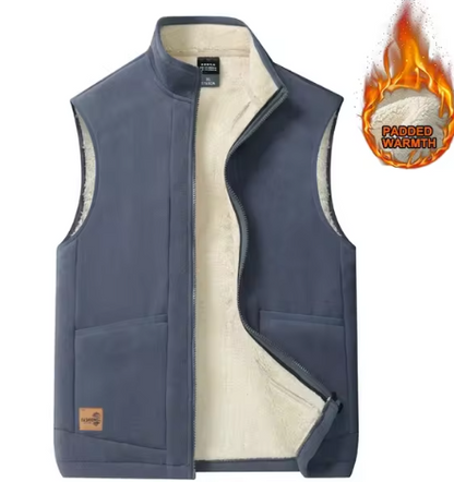 Gilet homme chaud hiver doublé