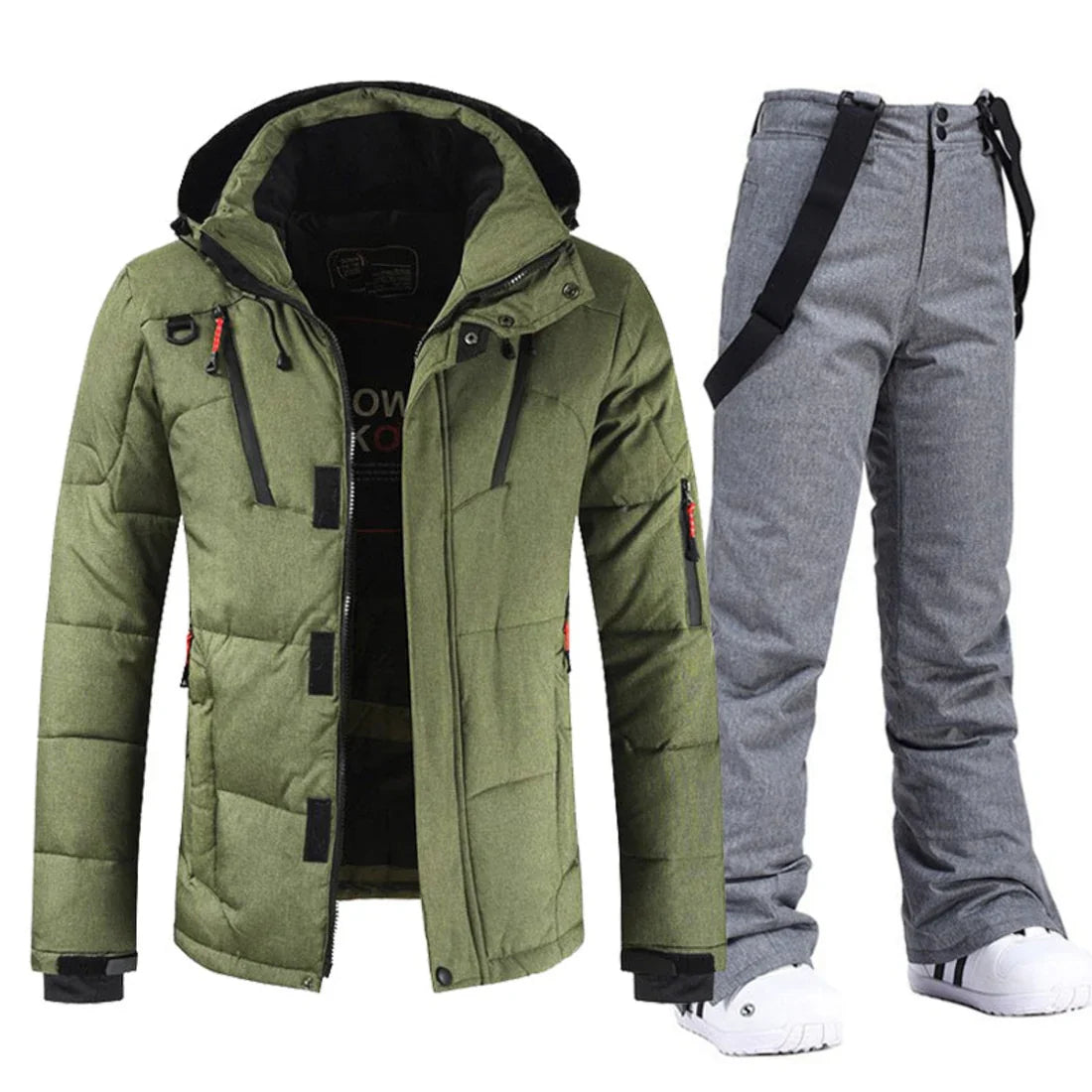 Ensemble Vestes d'Extérieur Homme Hiver Chaud