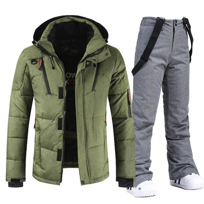 Ensemble Vestes d'Extérieur Homme Hiver Chaud