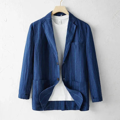 Blazer rayé stylé pour l'été