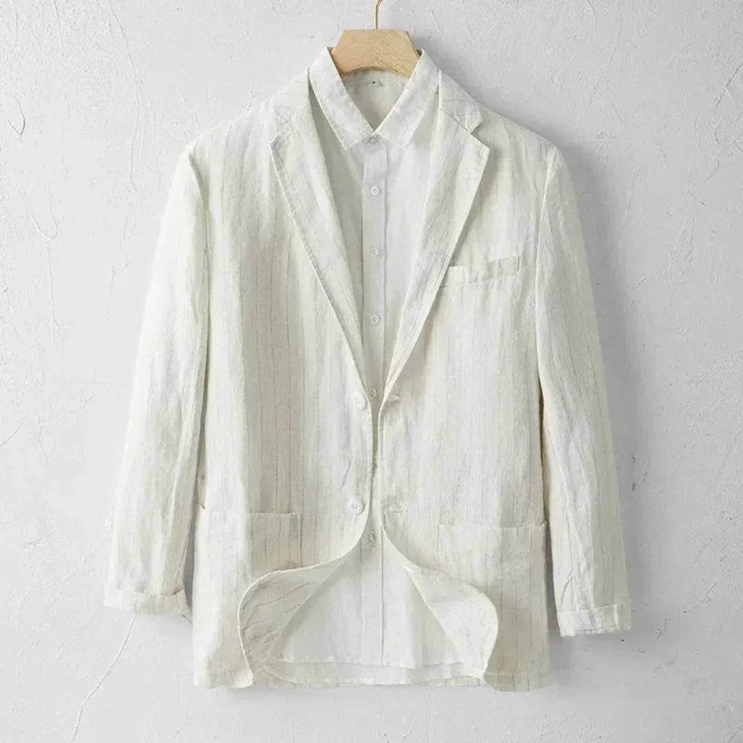 Blazer rayé stylé pour l'été