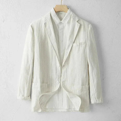 Blazer rayé stylé pour l'été