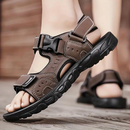 Sandales de randonnée confortables à brides à boucles pour homme