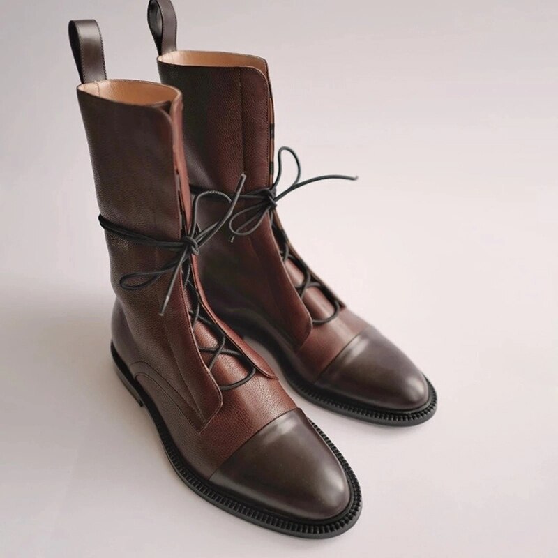 Baskets femme Bout rond Chaussures montantes