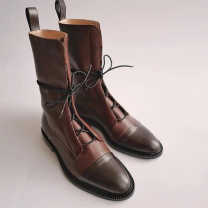 Bottines véganes classiques élégantes noires