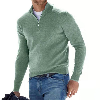 Pull homme col V moderne décontracté
