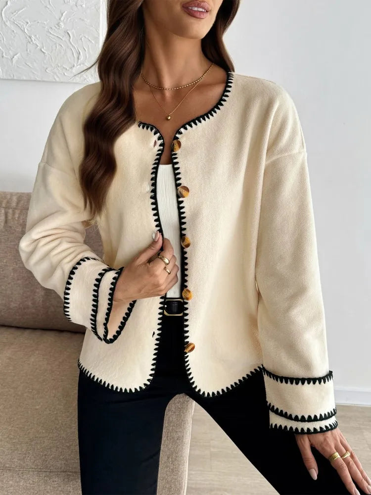 Cardigan Femme Confortable Manches Longues Tendance