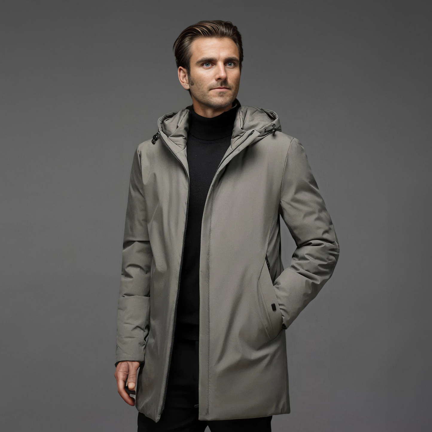 Schicke Winterjacke Damen Modern Warm - IdealeKleiden