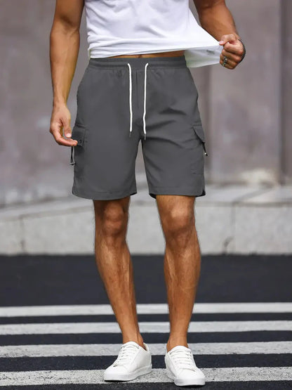 Shorts décontractés pour hommes confortables avec cordon de serrage
