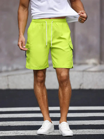 Shorts décontractés pour hommes confortables avec cordon de serrage