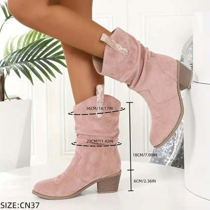 Bottes de cowboy rétro femme