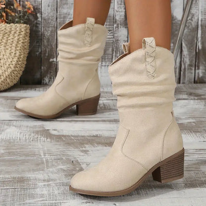 Bottes de cowboy rétro femme