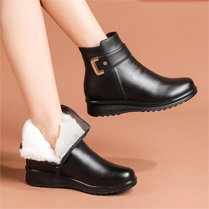 Warmes Winterstiefel Damen Rutschfest & Bequem - IdealeKleiden