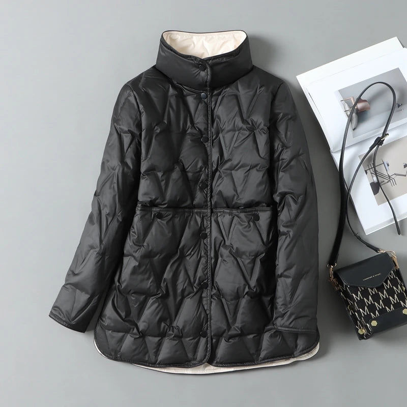 Doudoune chaude pour femme hiver