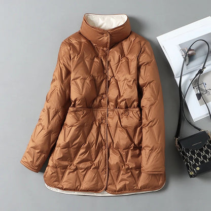 Doudoune chaude pour femme hiver