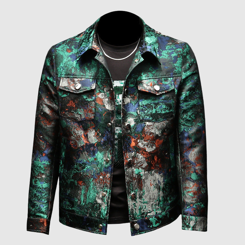 Élégante veste pour femme verte de Lorenzo Vitali