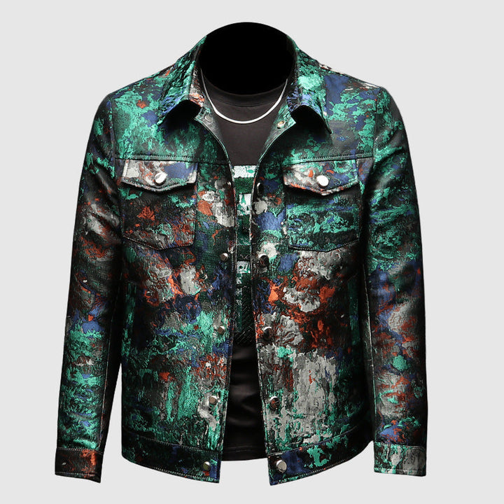 Élégante veste pour femme verte de Lorenzo Vitali