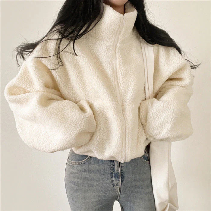 Winterjacke Damen Warm Isoliert Reißverschluss - IdealeKleiden