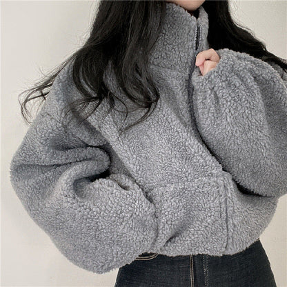 Veste d'hiver femme chaude isolée fermeture éclair