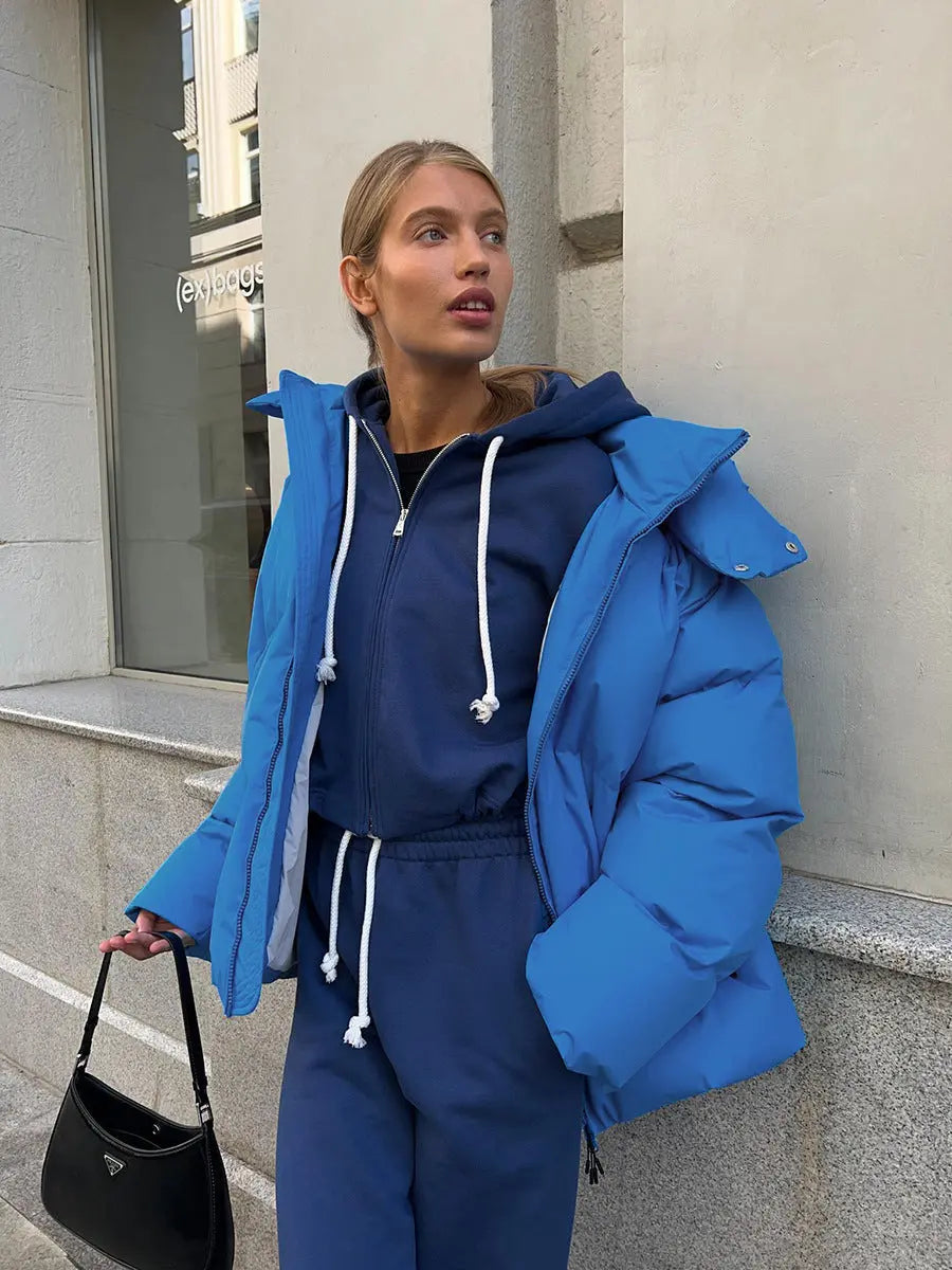 Doudoune matelassée femme chaude légère Manteau d'hiver