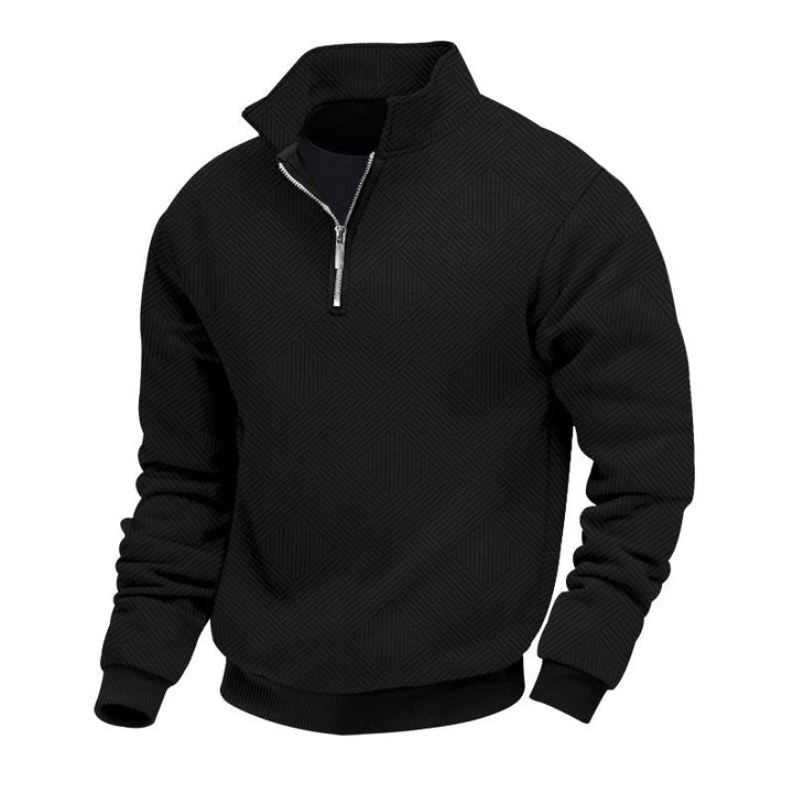 Herren Strickpullover Halbzipper Warm &amp; Elegent - IdealeKleiden