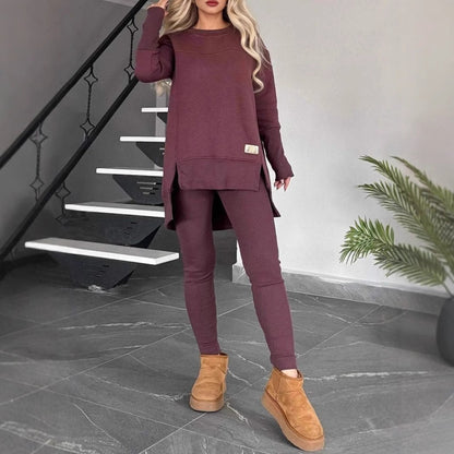 Robe pull grande taille Douce Fentes longues