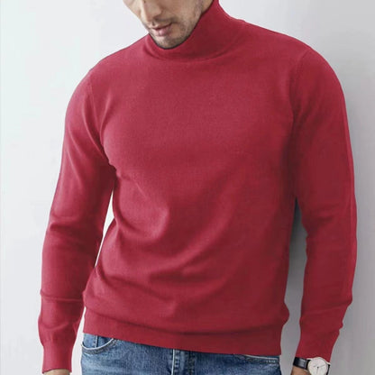 Pull à col roulé coupe ajustée Doux et respirant
