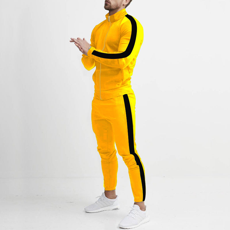Survêtement de sport pour homme design à rayures