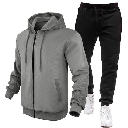 Herren Sportanzug Fleece-Innenjacke Jogginghose - IdealeKleiden