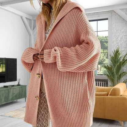 Grand cardigan ouvert sur le devant à manches longues avec poches