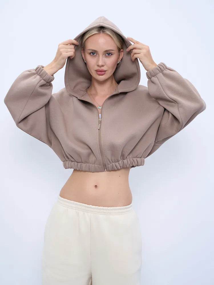 Pull oversize femme Capuche Grandes manches Tendance