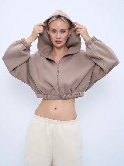 Pull oversize femme Capuche Grandes manches Tendance
