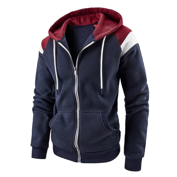 Sweat à capuche zippé sport pour homme Style moderne