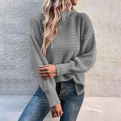 Pull tricoté pour femme Vêtement d'extérieur élégant