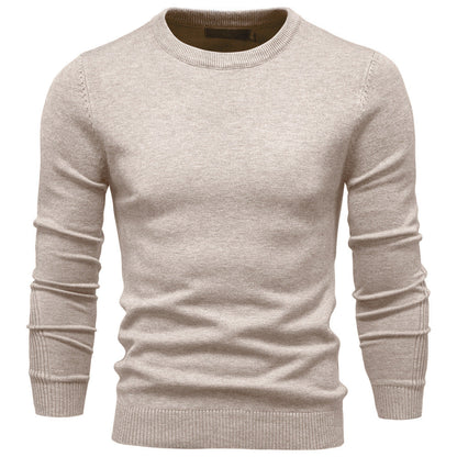Pull homme col rond coton design élégant