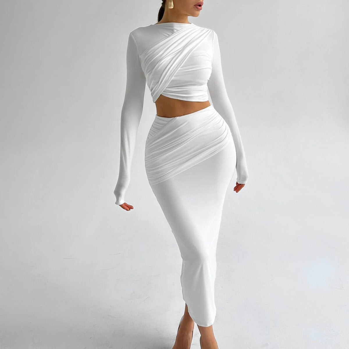 Ensemble Élégant Robe Moderne Soirée pour Femme