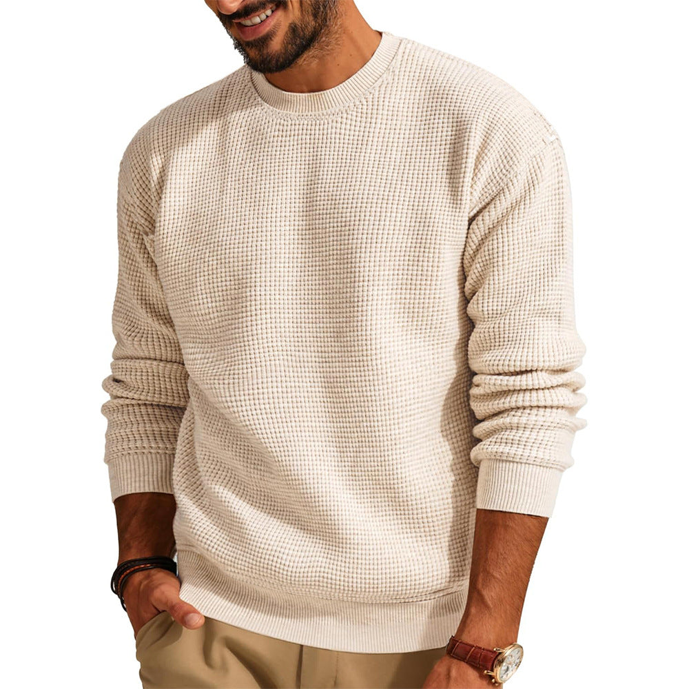 Sweat-shirt homme col rond moderne sportif