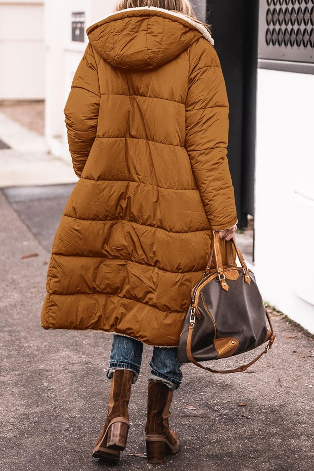 Doudoune matelassée chaude d'hiver pour femme
