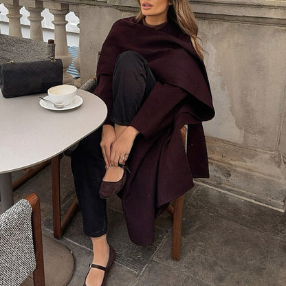 Poncho veste femme Design élégant Polyvalent