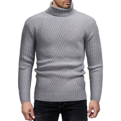 Pull roulé homme élégant et chaud
