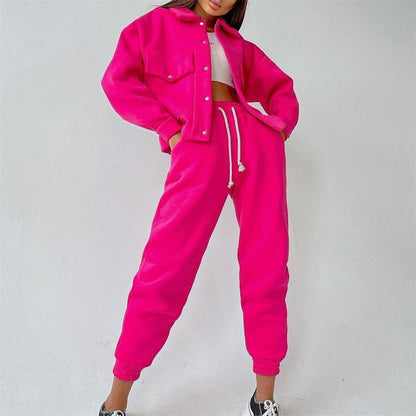 Ensemble de sport pour femme en polaire confortable