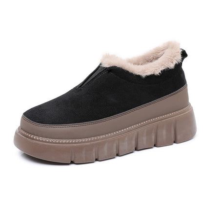Chaussons d'hiver pour femmes, doux et antidérapants