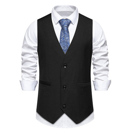 Gilet de costume pour hommes coupe slim design moderne
