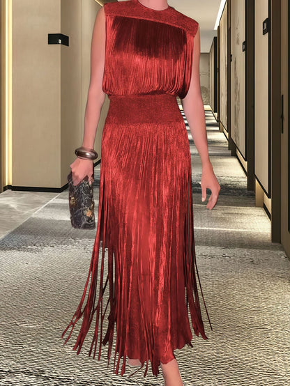Robe de soirée élégante à ourlet évasé